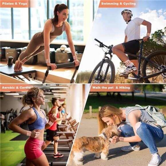 Wrist Weights Set of 2, Adjustable Silicone Workout Weights for Women and Men - Picture 7 of 8